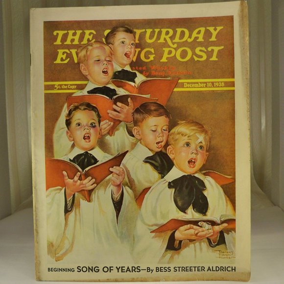 Rare Saturday Evening Post Dec/10/1938 - Picture 2 of 7